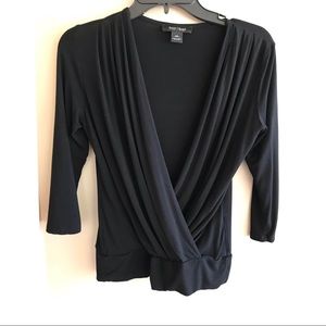 White House Black Market Women’s Black Top XS